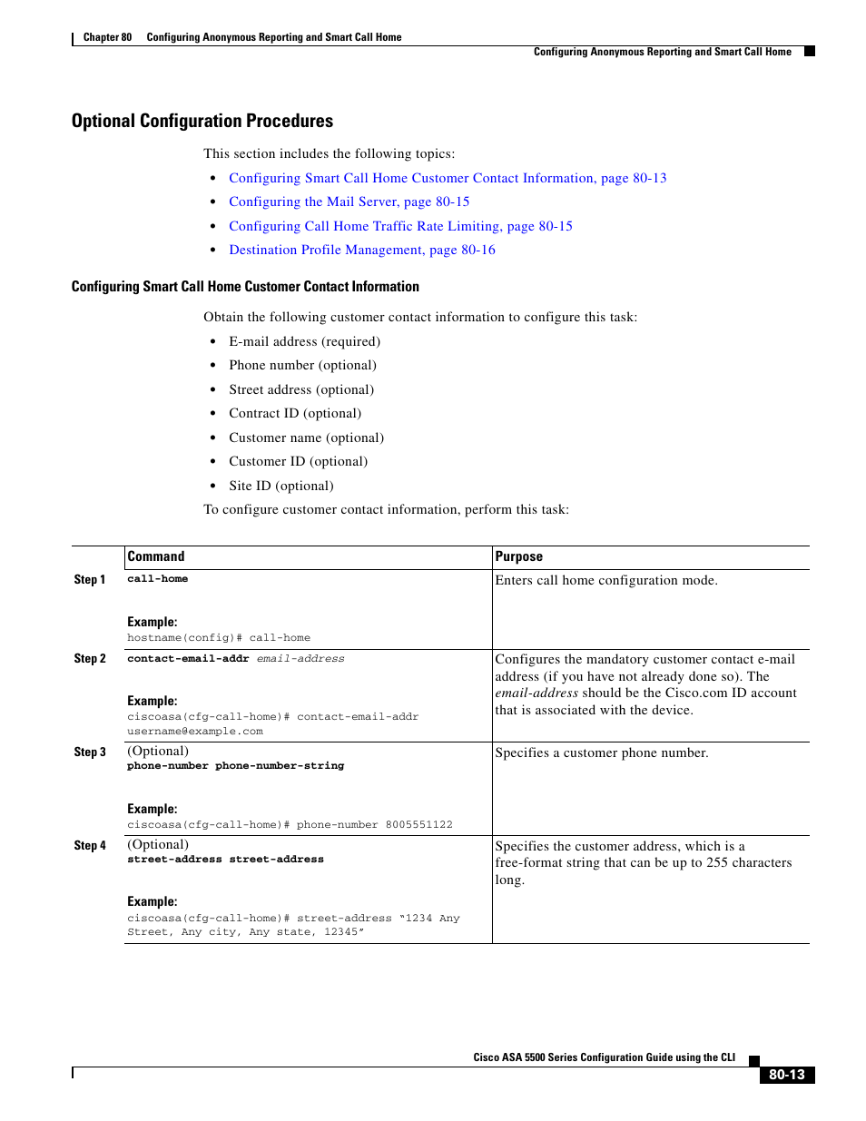 Optional configuration procedures | Cisco ASA 5505 User Manual | Page 1825 / 1994