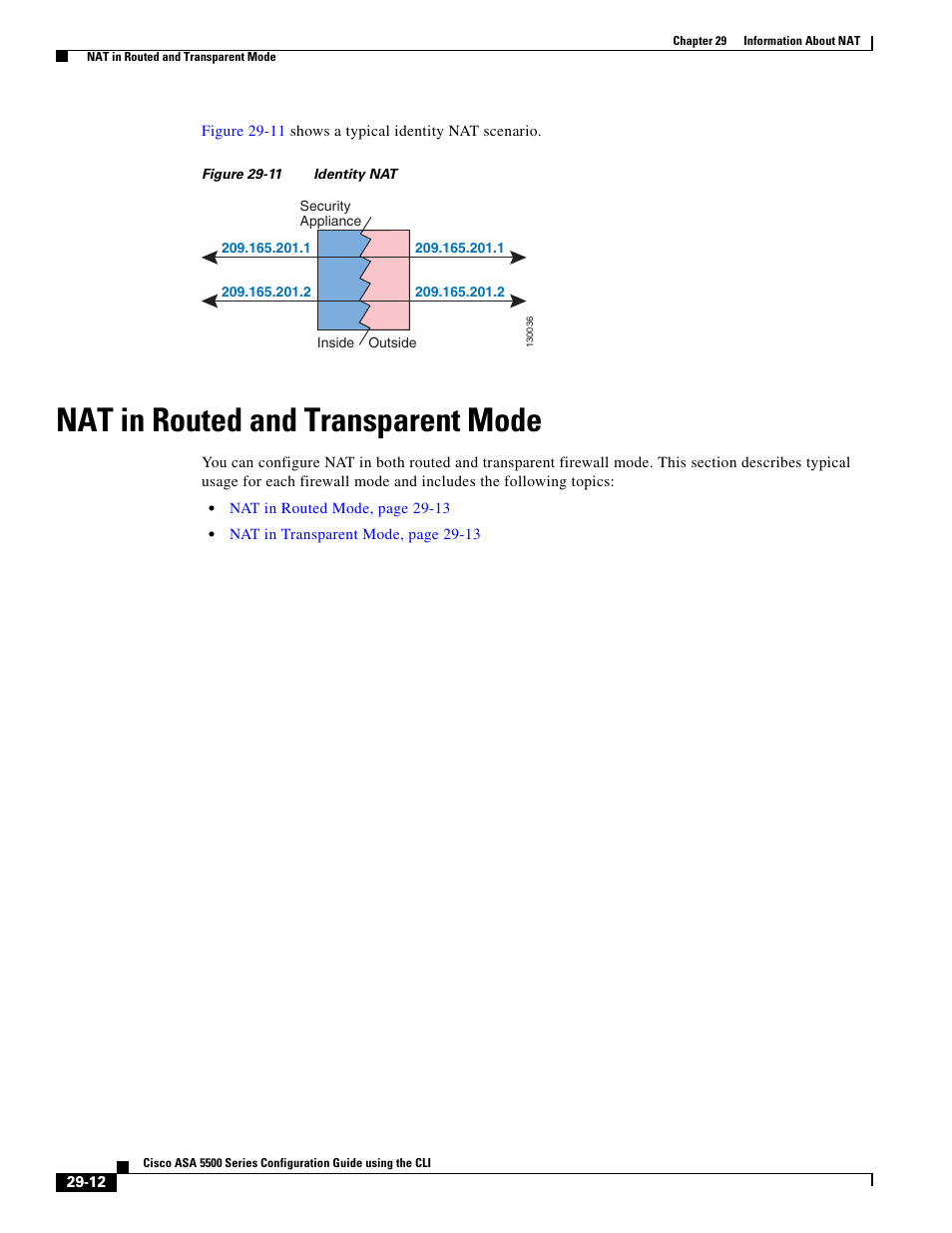 Nat in routed and transparent mode | Cisco ASA 5505 User Manual | Page 566 / 1994