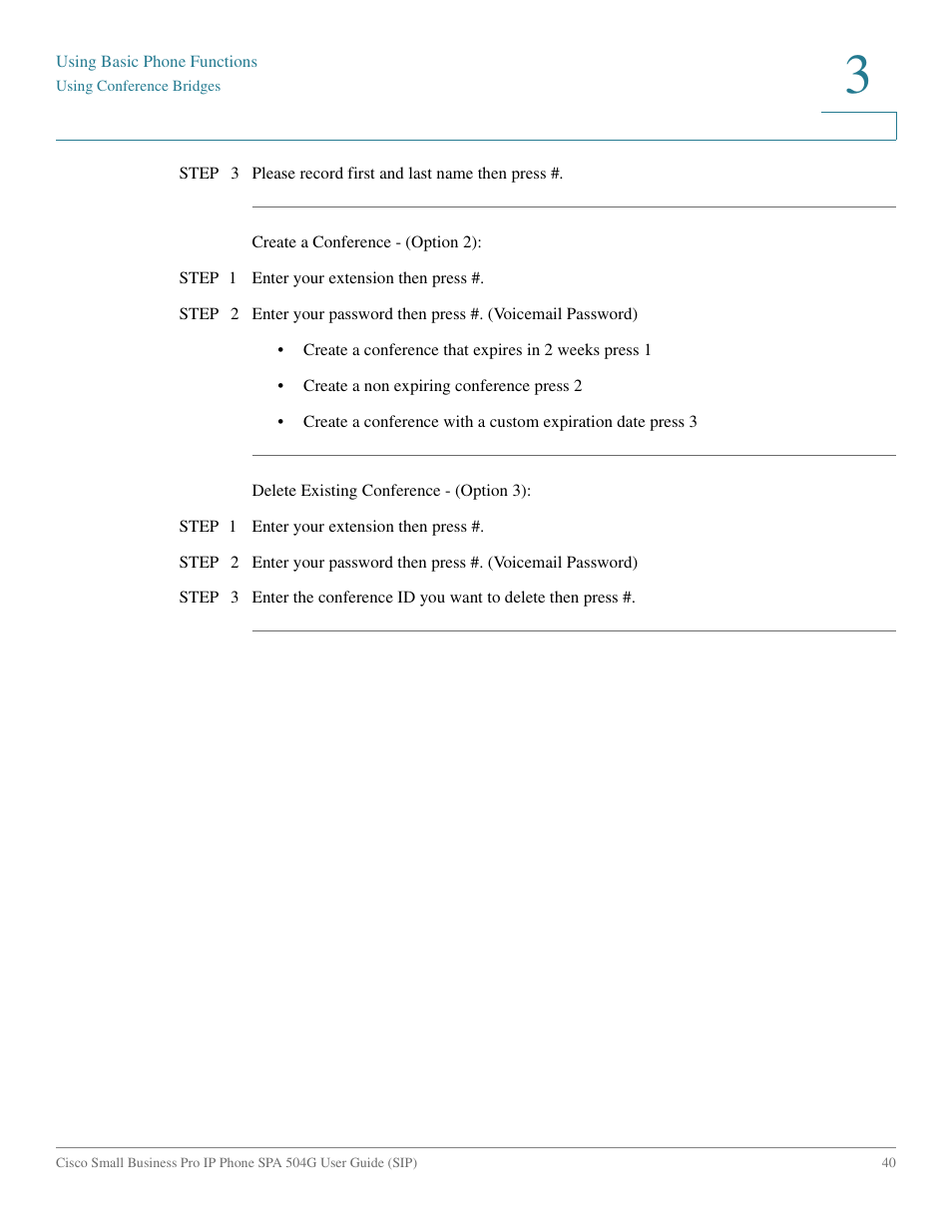 Cisco IP Phone SPA 504G User Manual | Page 46 / 68