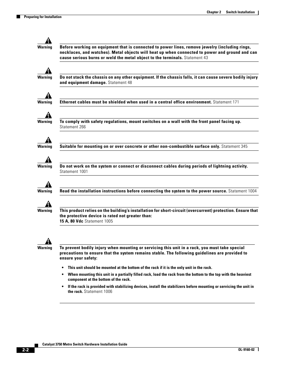 Cisco 3750 User Manual | Page 20 / 86