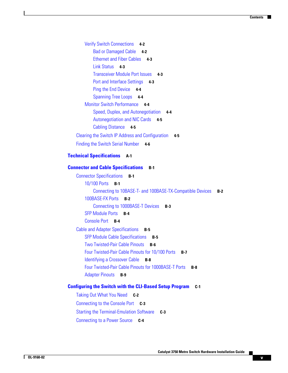 Cisco 3750 User Manual | Page 5 / 86