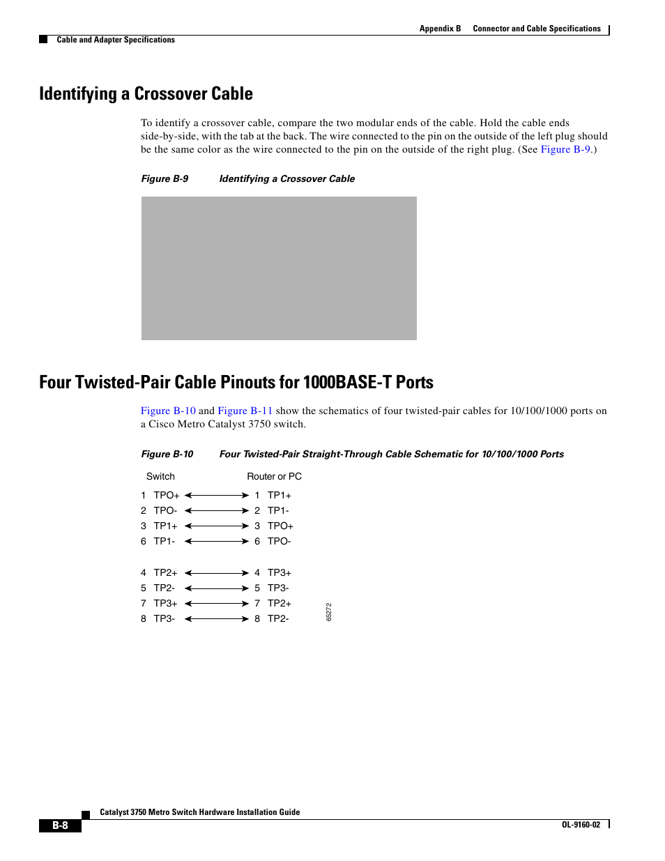 Identifying a crossover cable | Cisco 3750 User Manual | Page 70 / 86