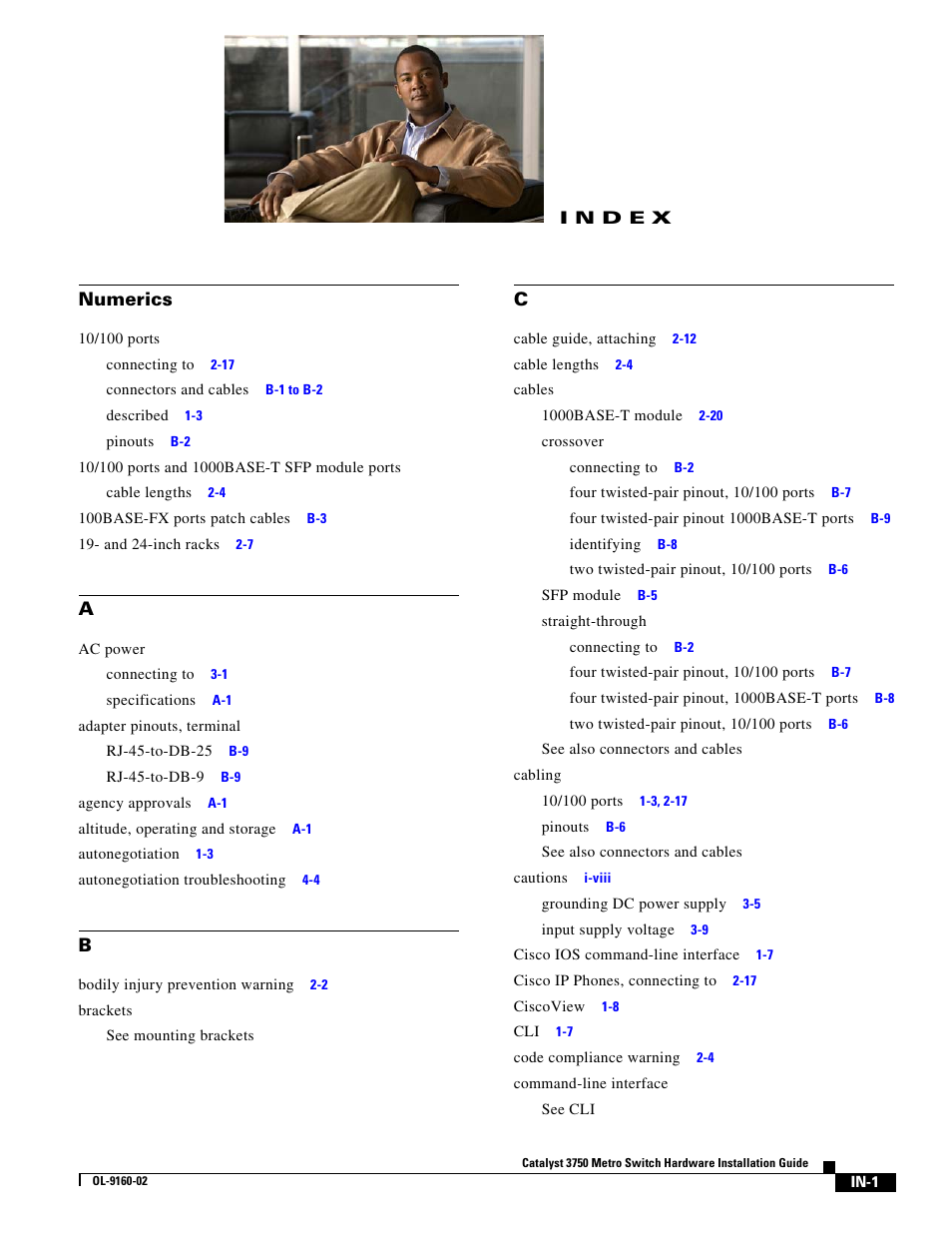 Index, N d e x | Cisco 3750 User Manual | Page 81 / 86