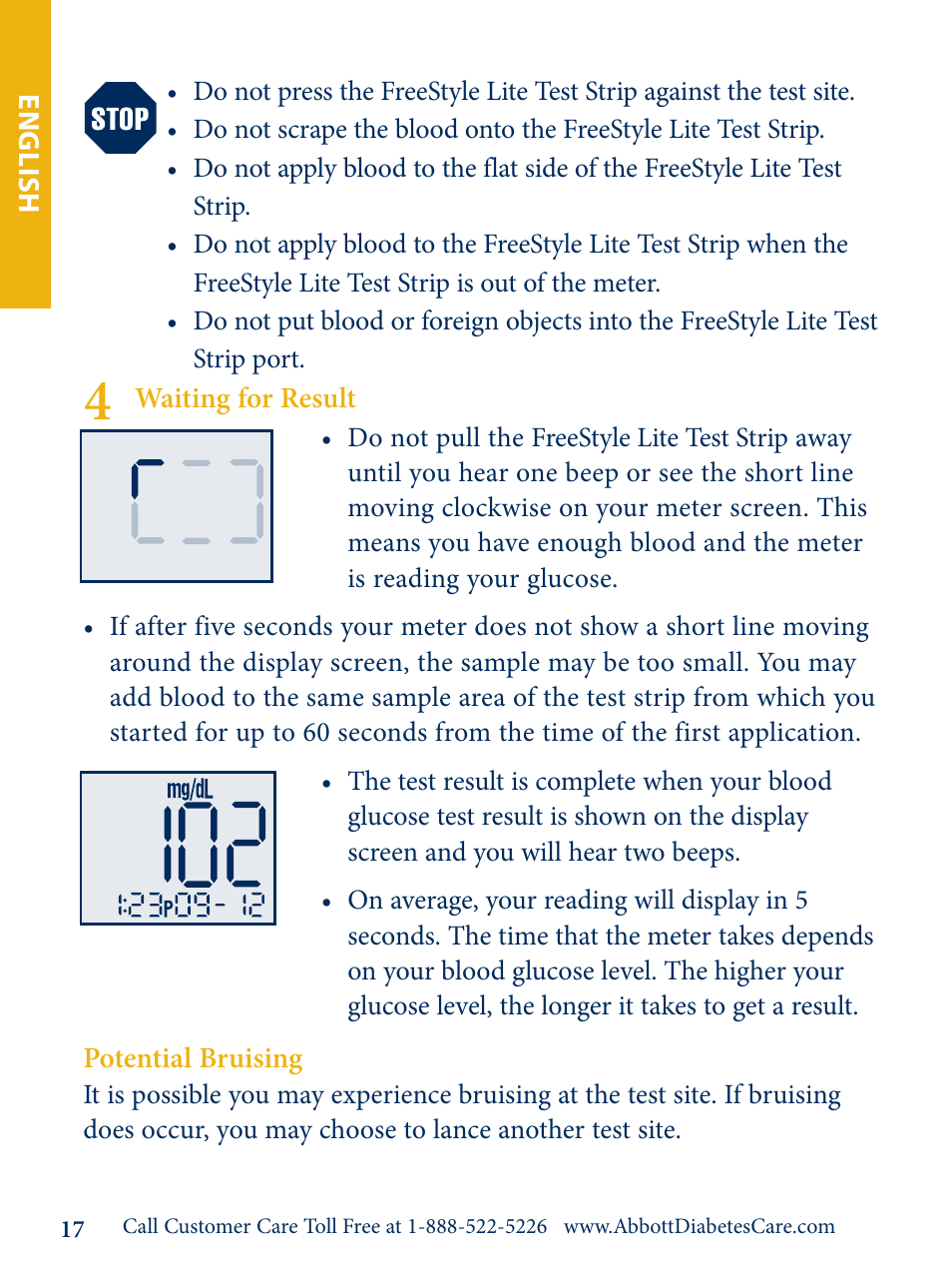 Abbott Freestyle Lite User Manual | Page 10 / 18