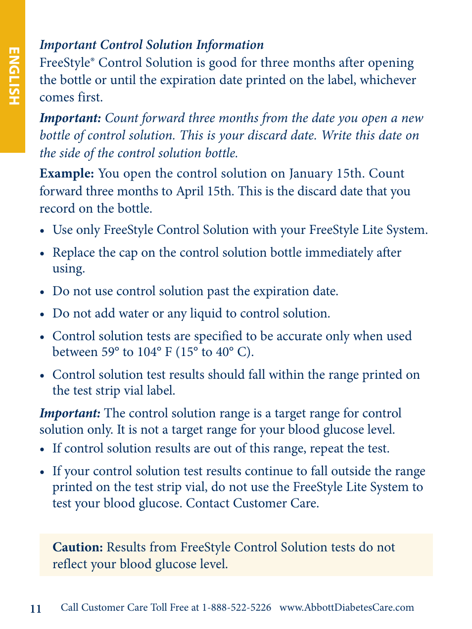 Abbott Freestyle Lite User Manual | Page 13 / 72