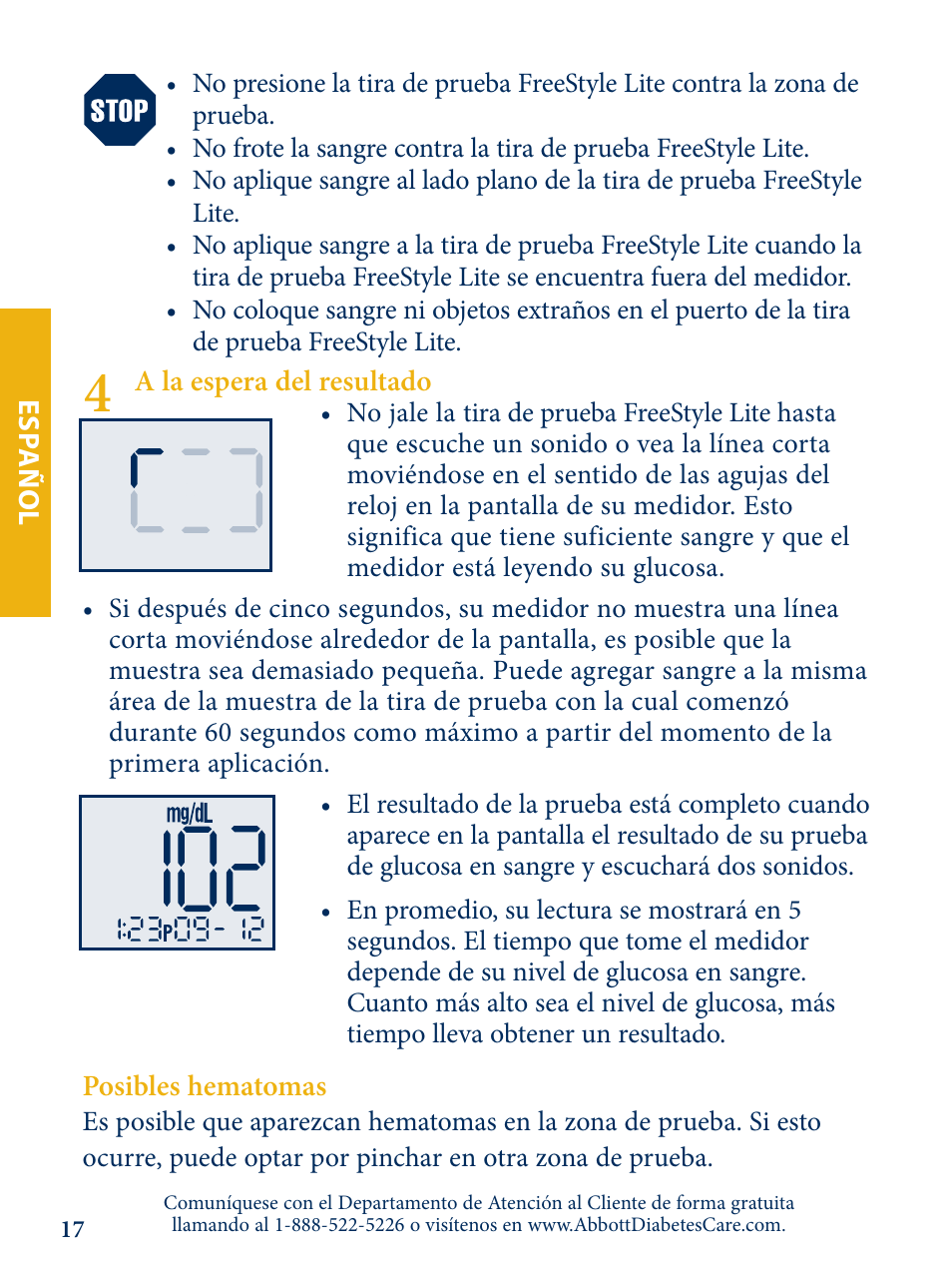 Abbott Freestyle Lite User Manual | Page 55 / 72