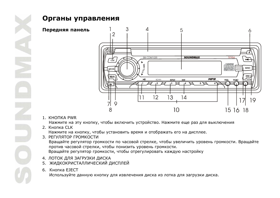 SoundMax SM-CDM1035 User Manual | Page 24 / 33