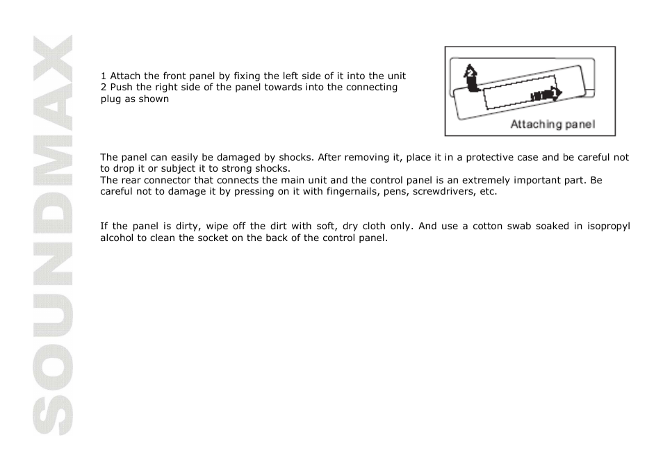 SoundMax SM-CDM1035 User Manual | Page 6 / 33