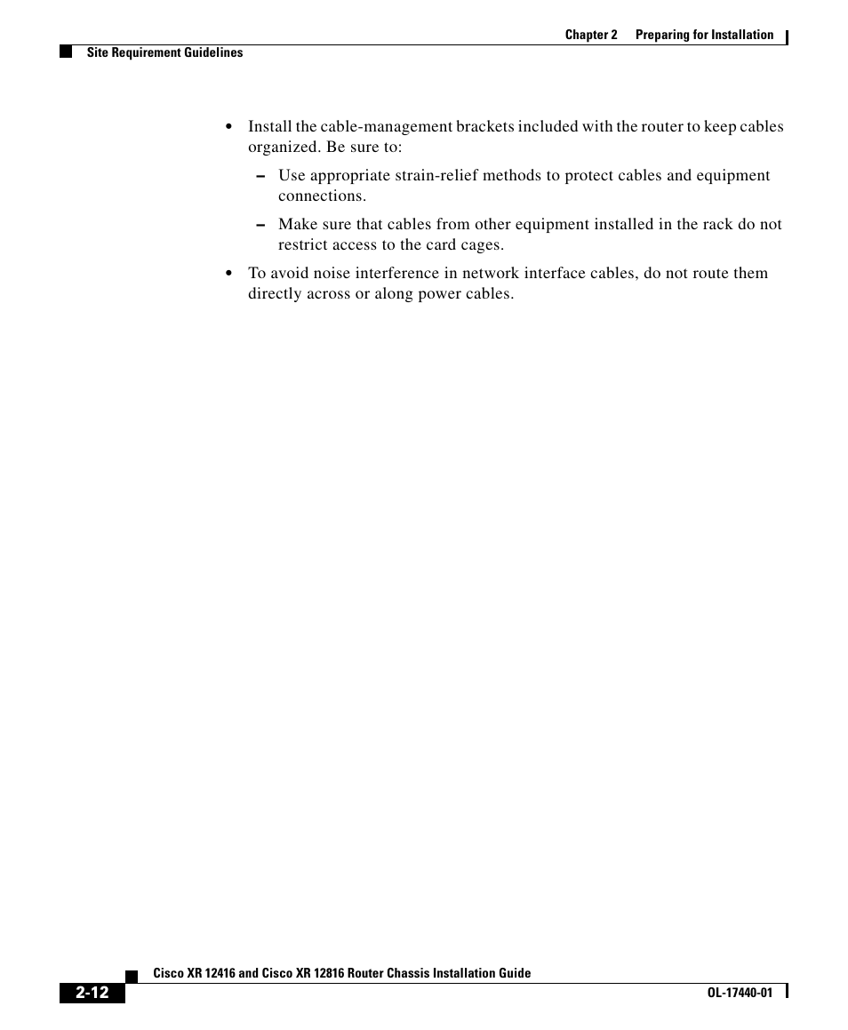 Cisco XR 12416 User Manual | Page 12 / 34