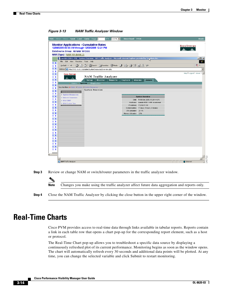 Real-time charts | Cisco OL-8620-03 User Manual | Page 14 / 22