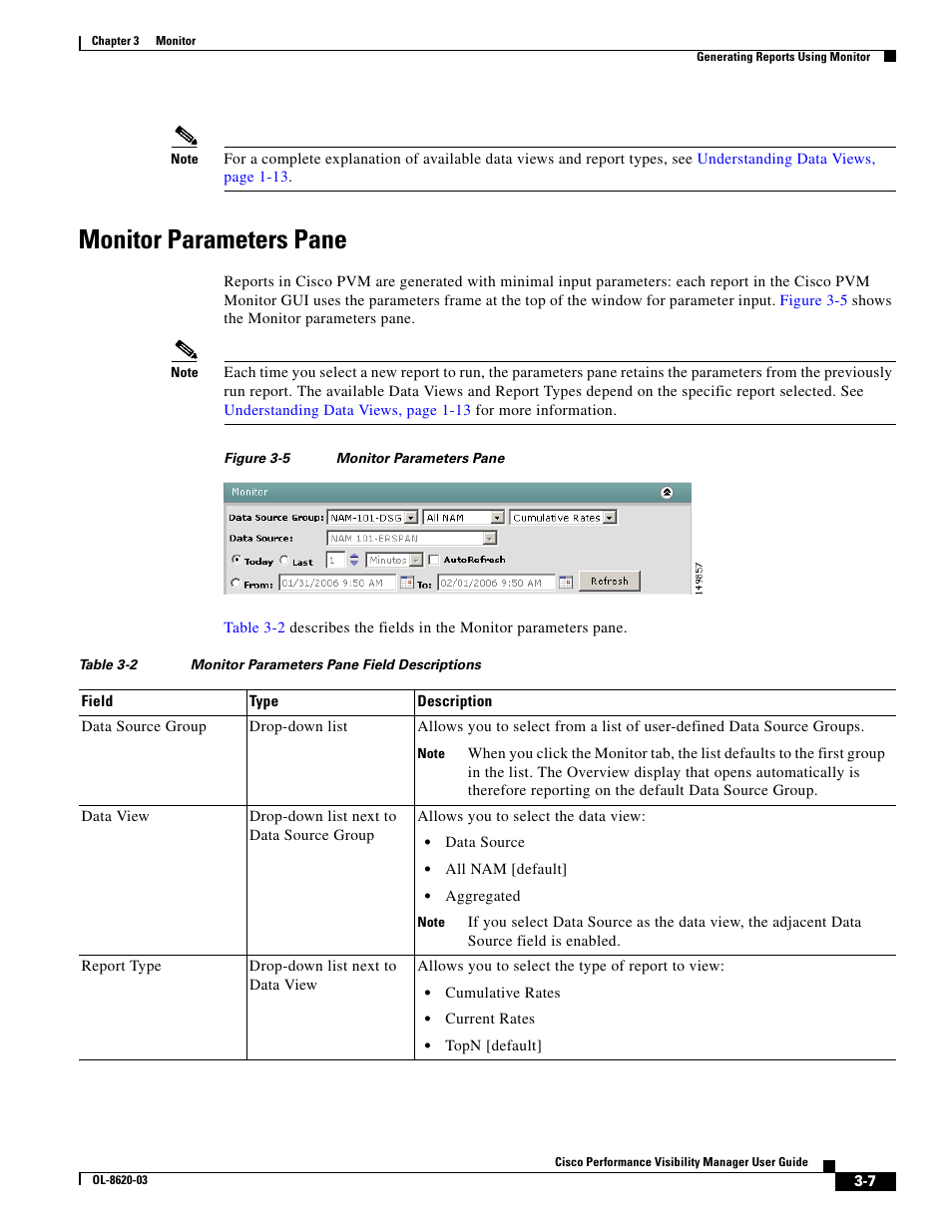 Monitor parameters pane | Cisco OL-8620-03 User Manual | Page 7 / 22