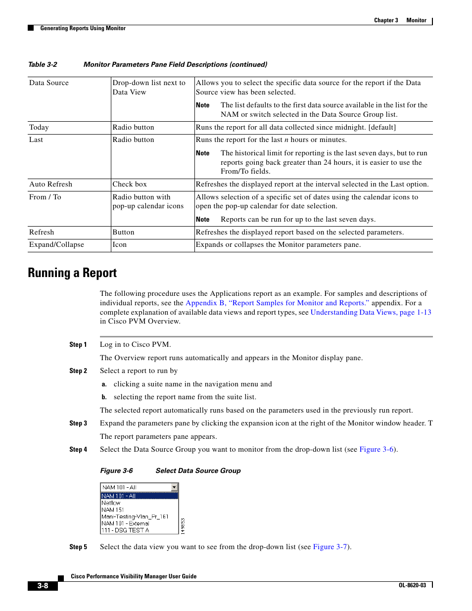 Running a report | Cisco OL-8620-03 User Manual | Page 8 / 22