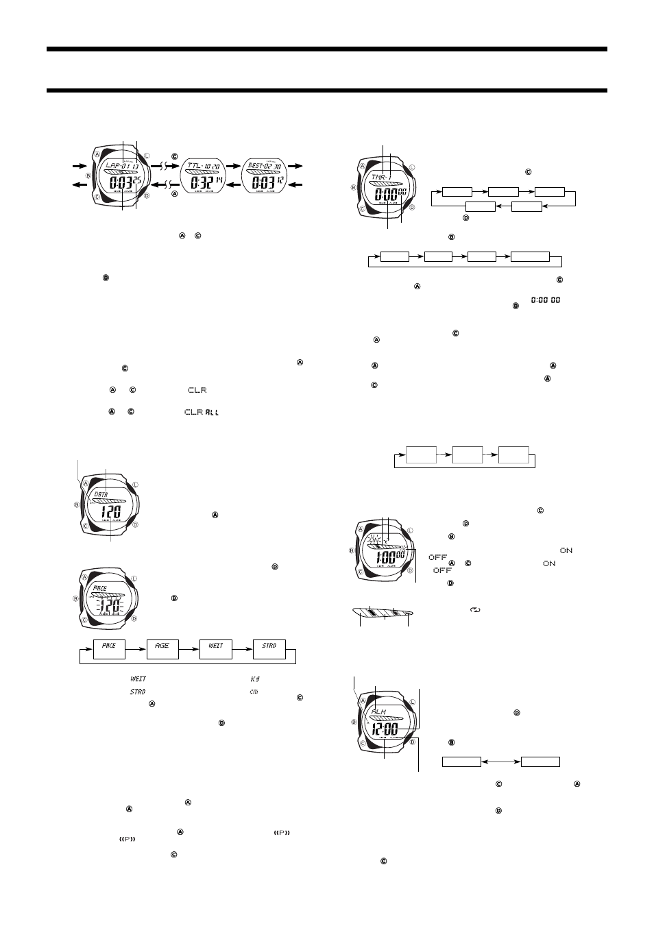 G-Shock G-8000F-9B User Manual | Page 2 / 3