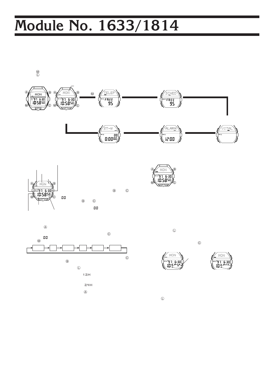 G-Shock GT-000C-1 User Manual | 5 pages