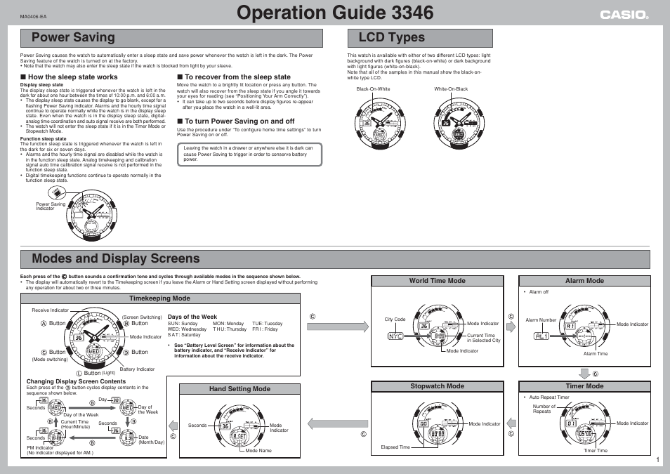 G-Shock GW-1310RCJ-3AJR User Manual | 8 pages