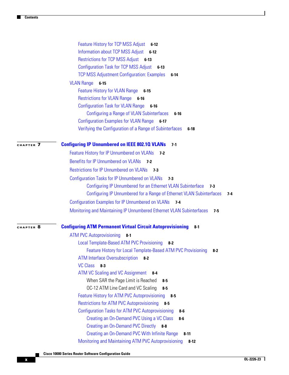 Cisco 10000 User Manual | Page 10 / 556