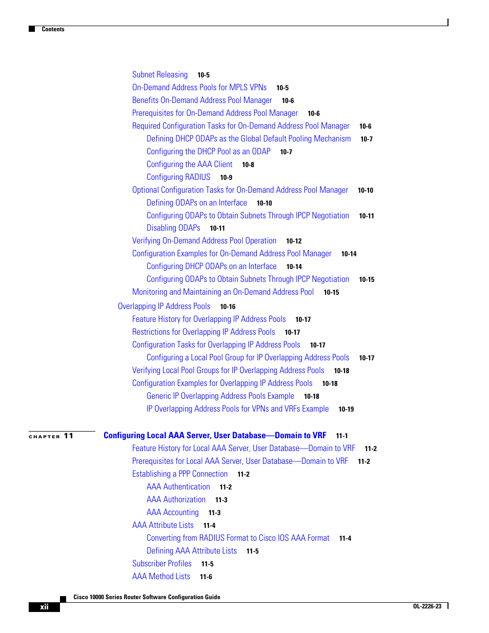 Cisco 10000 User Manual | Page 12 / 556