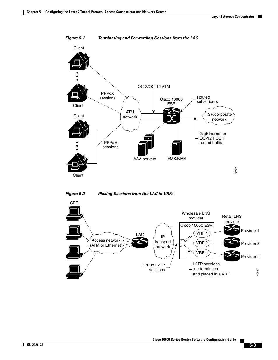 Figure 5-1, Figure 5-2 | Cisco 10000 User Manual | Page 167 / 556