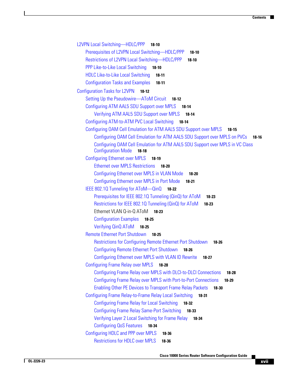 Cisco 10000 User Manual | Page 17 / 556