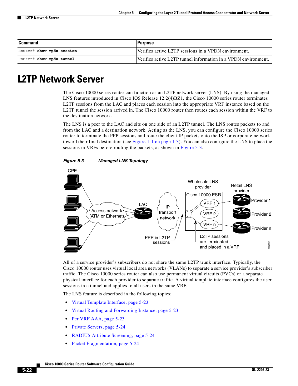 L2tp network server | Cisco 10000 User Manual | Page 186 / 556