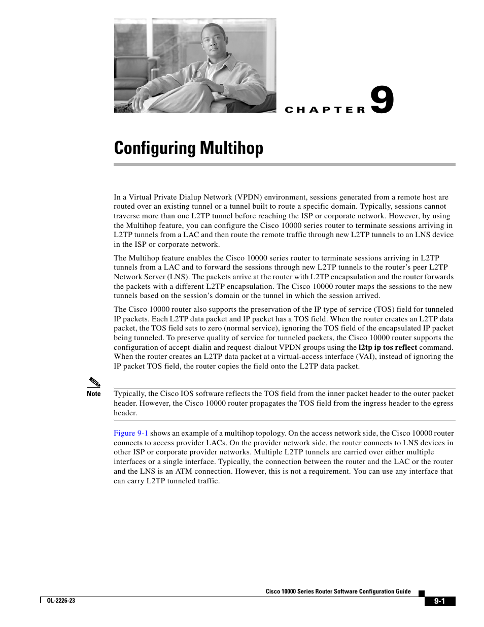 Configuring multihop, C h a p t e r | Cisco 10000 User Manual | Page 259 / 556