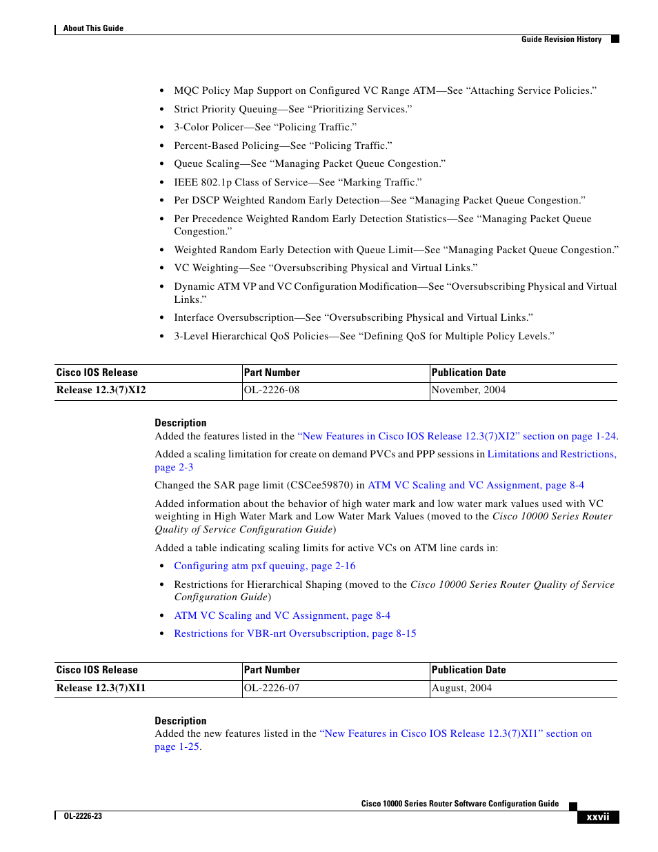 Cisco 10000 User Manual | Page 27 / 556