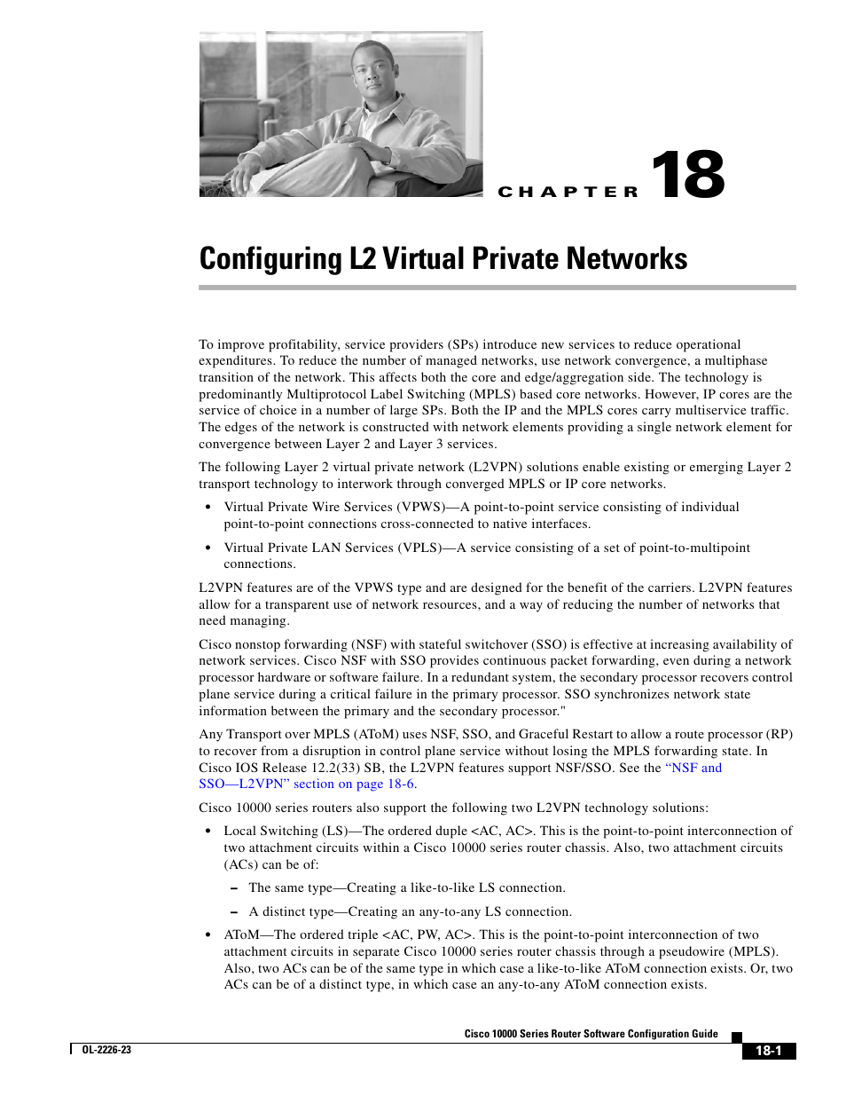 Configuring l2 virtual private networks, C h a p t e r | Cisco 10000 User Manual | Page 369 / 556