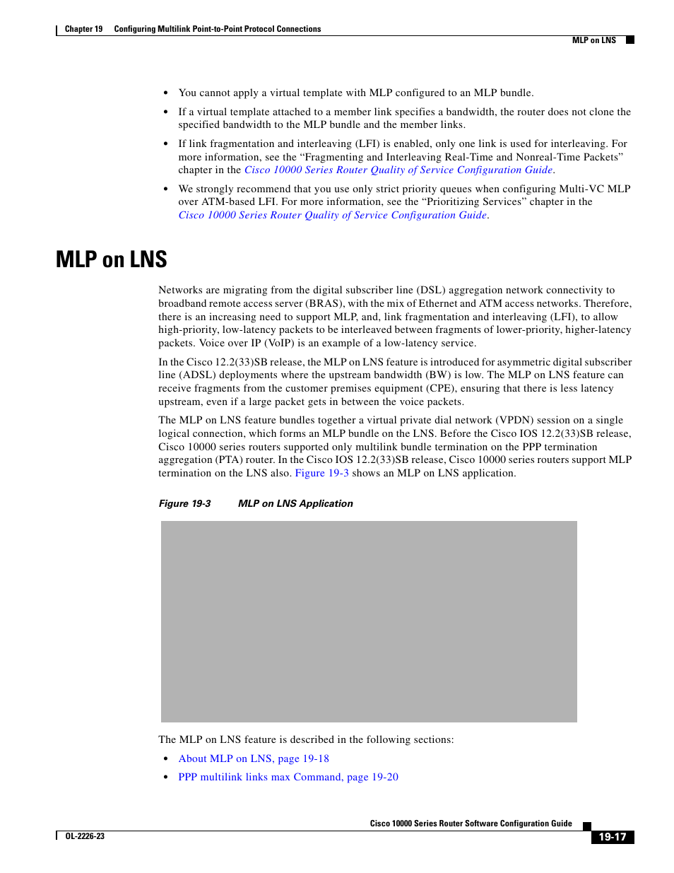 Mlp on lns | Cisco 10000 User Manual | Page 435 / 556