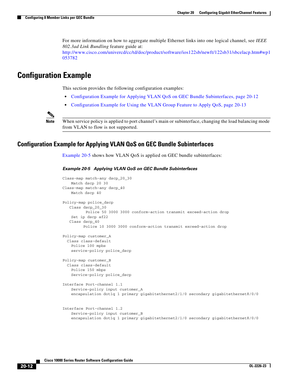 Configuration example | Cisco 10000 User Manual | Page 474 / 556