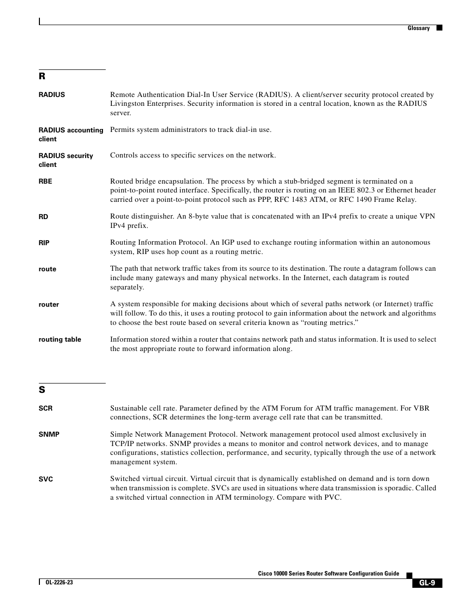 Cisco 10000 User Manual | Page 525 / 556