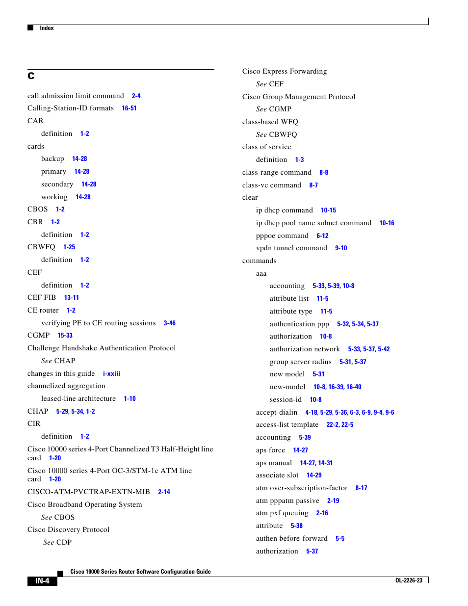 Cisco 10000 User Manual | Page 532 / 556