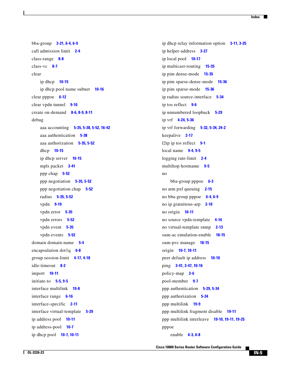 Cisco 10000 User Manual | Page 533 / 556