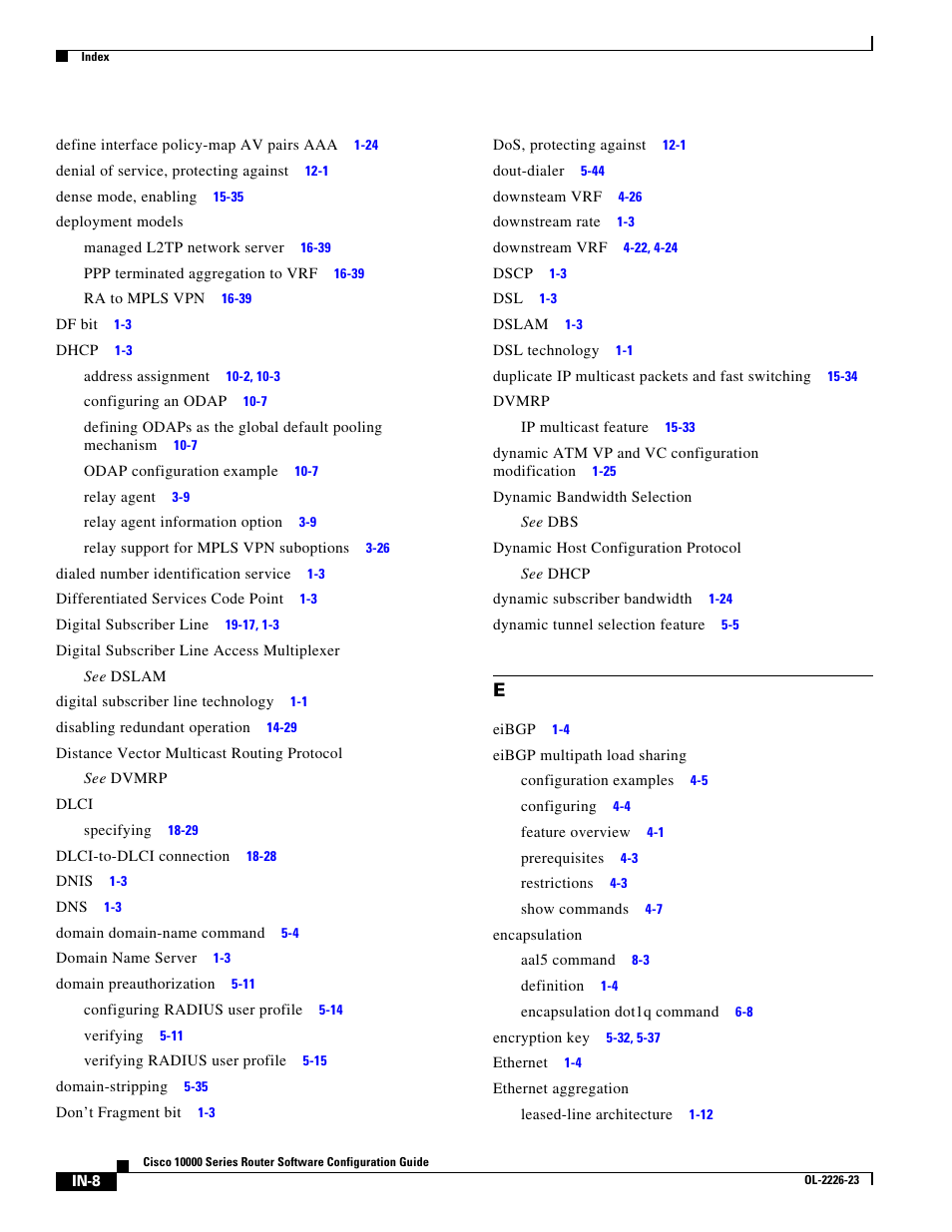 Cisco 10000 User Manual | Page 536 / 556