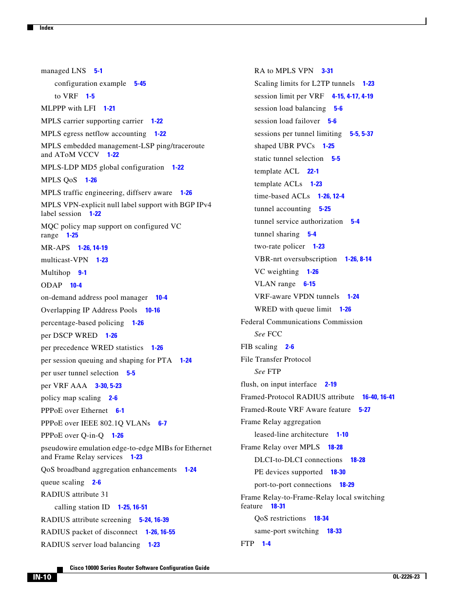 Cisco 10000 User Manual | Page 538 / 556