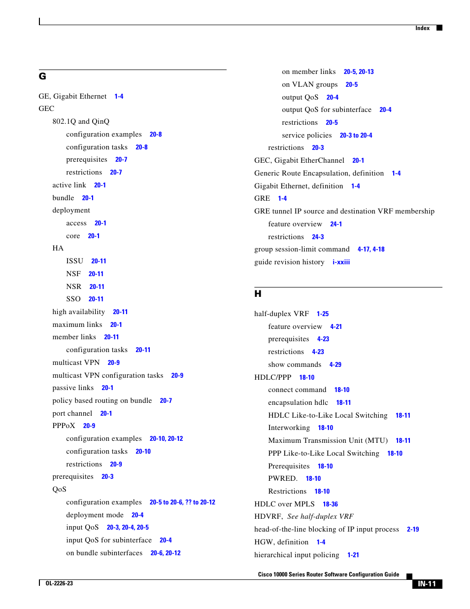 Cisco 10000 User Manual | Page 539 / 556