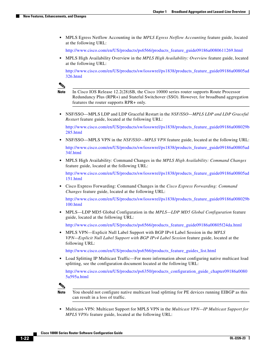 Cisco 10000 User Manual | Page 54 / 556