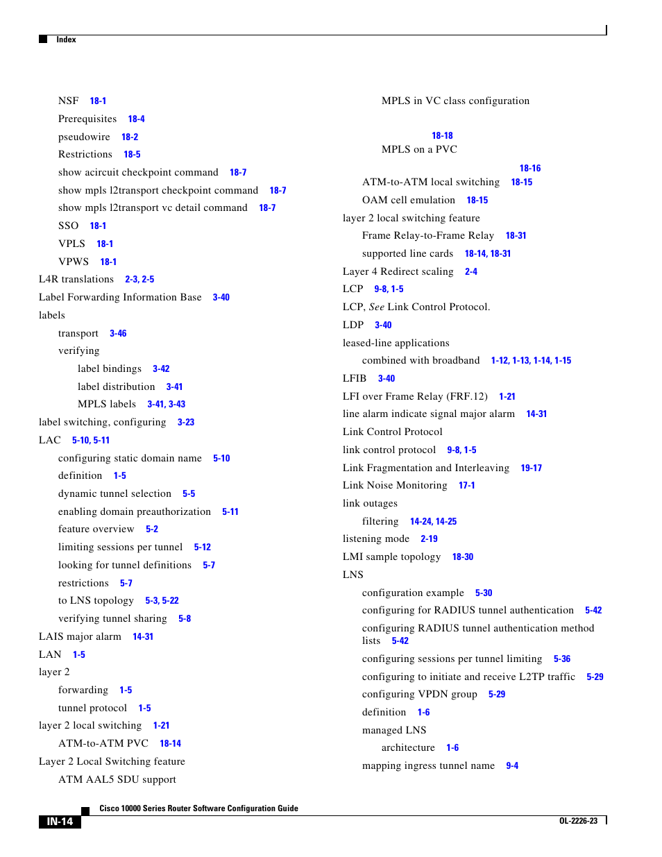 Cisco 10000 User Manual | Page 542 / 556