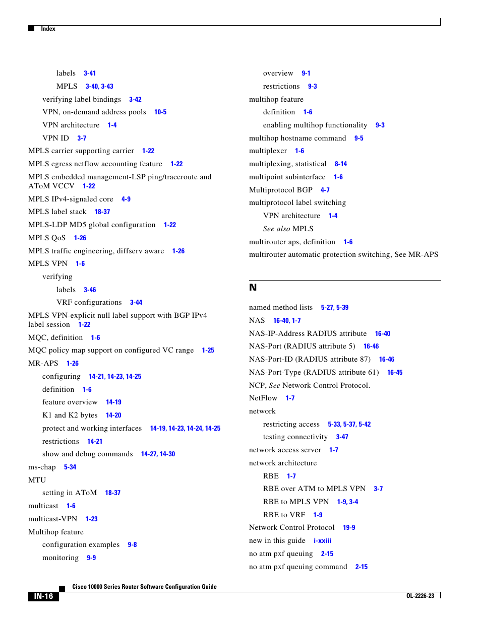 Cisco 10000 User Manual | Page 544 / 556