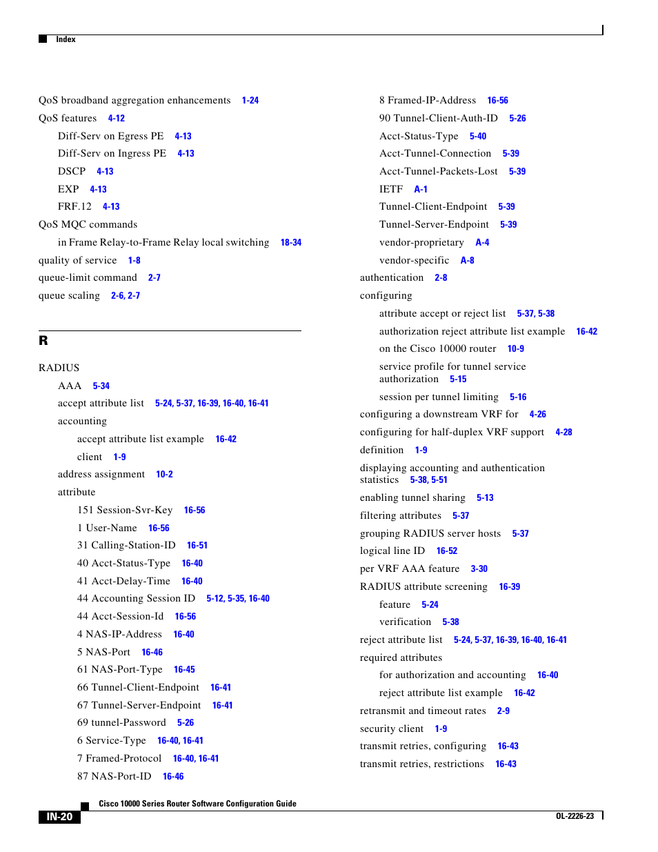 Cisco 10000 User Manual | Page 548 / 556