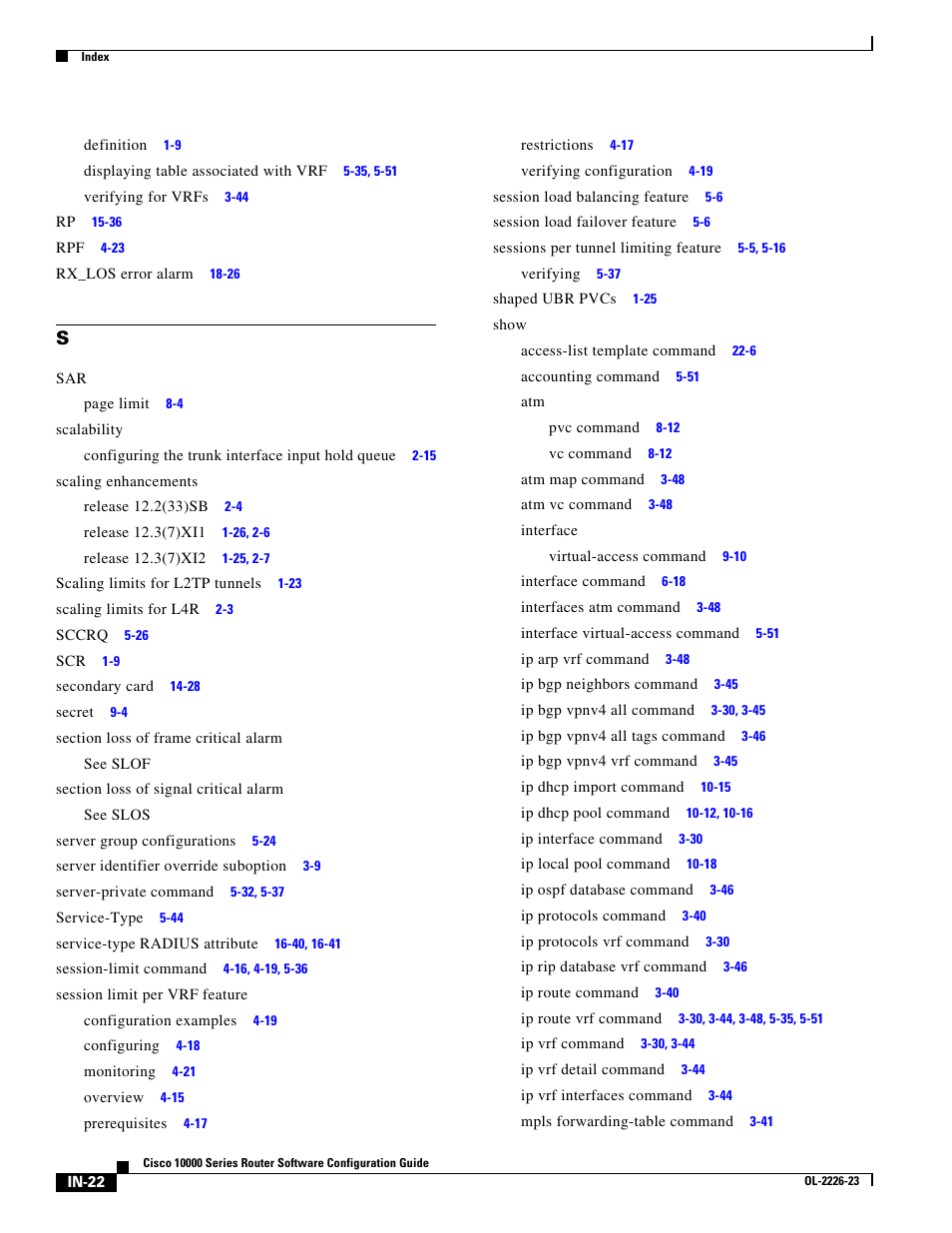 Cisco 10000 User Manual | Page 550 / 556