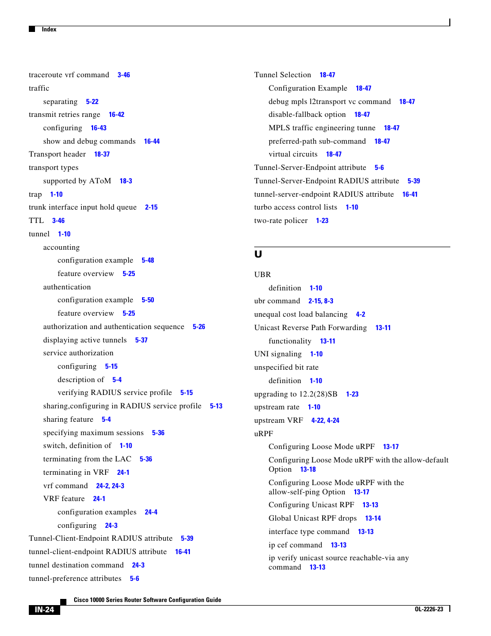 Cisco 10000 User Manual | Page 552 / 556