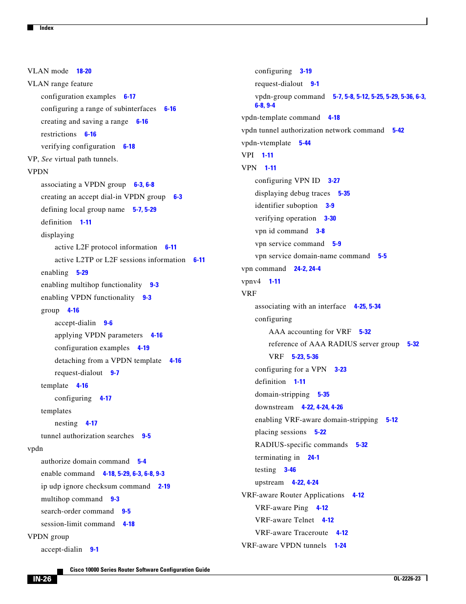 Cisco 10000 User Manual | Page 554 / 556