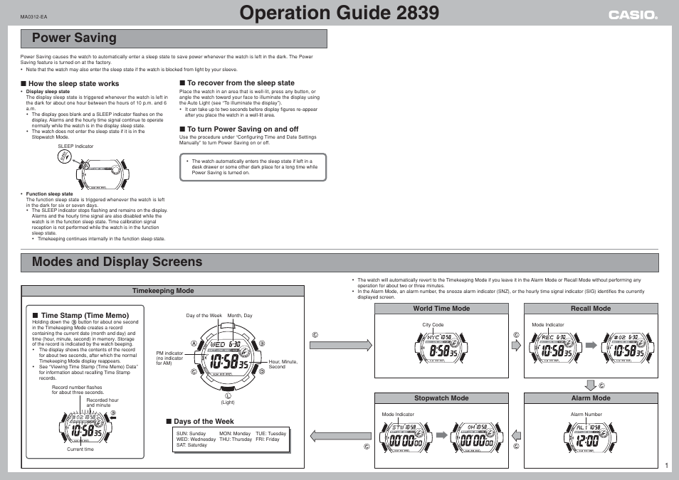 G-Shock GW-900BJ-4 User Manual | 9 pages