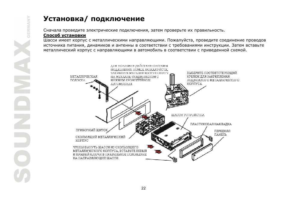 SoundMax SM-CDM1068 User Manual | Page 22 / 38