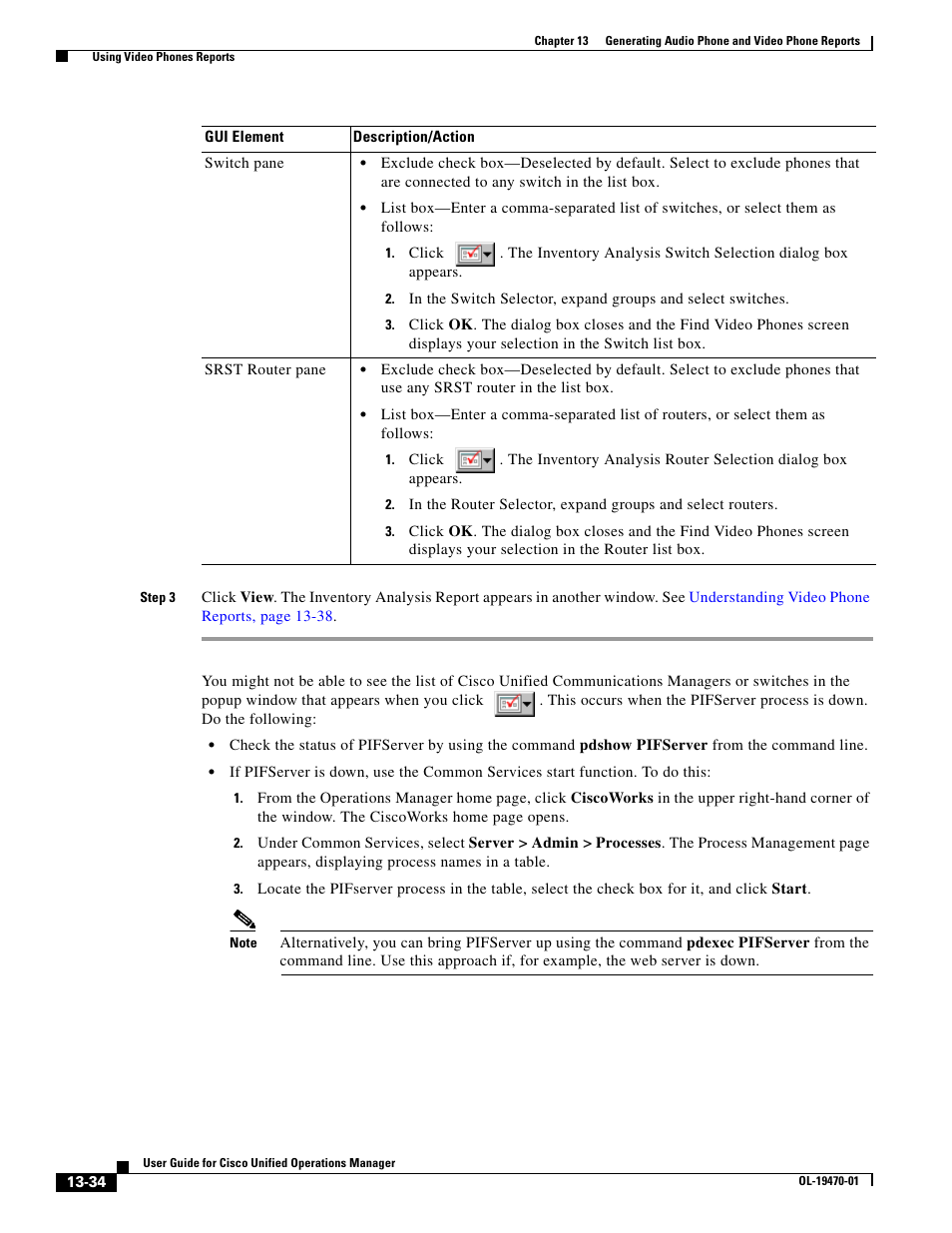 Cisco UNIFIED OPERATIONS MANAGER OL-19470-01 User Manual | Page 34 / 48