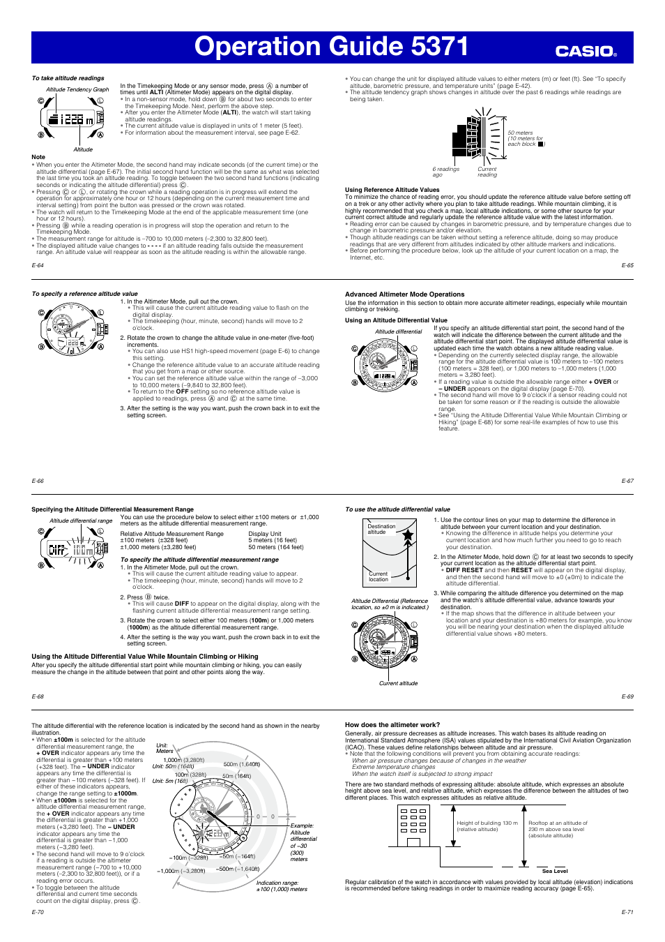 Operation guide 5371 | G-Shock GWN1000-9A User Manual | Page 9 / 15