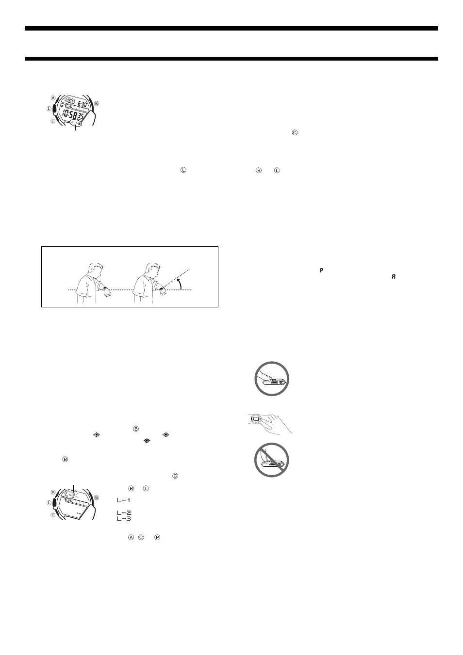 Backlight, Reference | G-Shock DWG-100UJ-9JR User Manual | Page 4 / 5