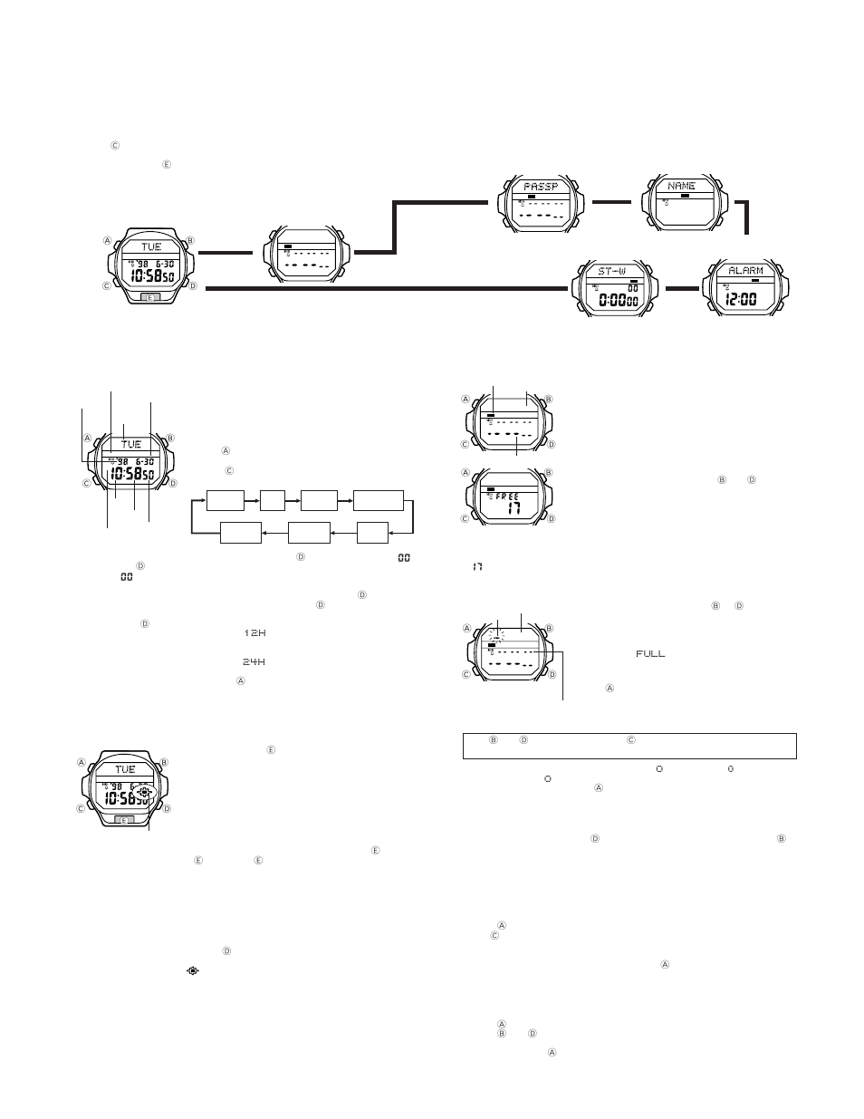 G-Shock MRG-200-7 User Manual | 3 pages