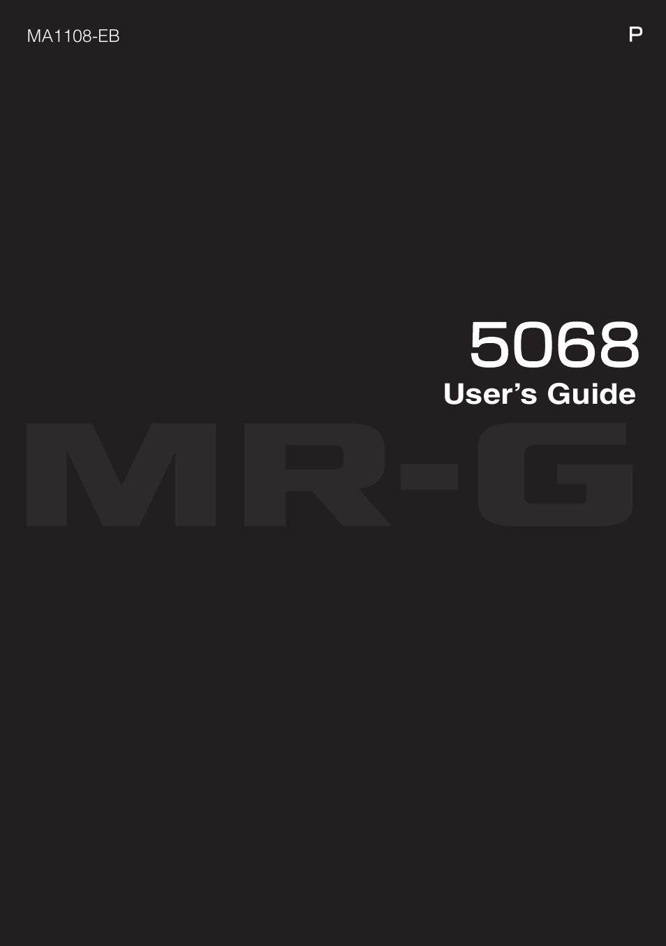 G-Shock MRG-8100B-1A User Manual | 92 pages