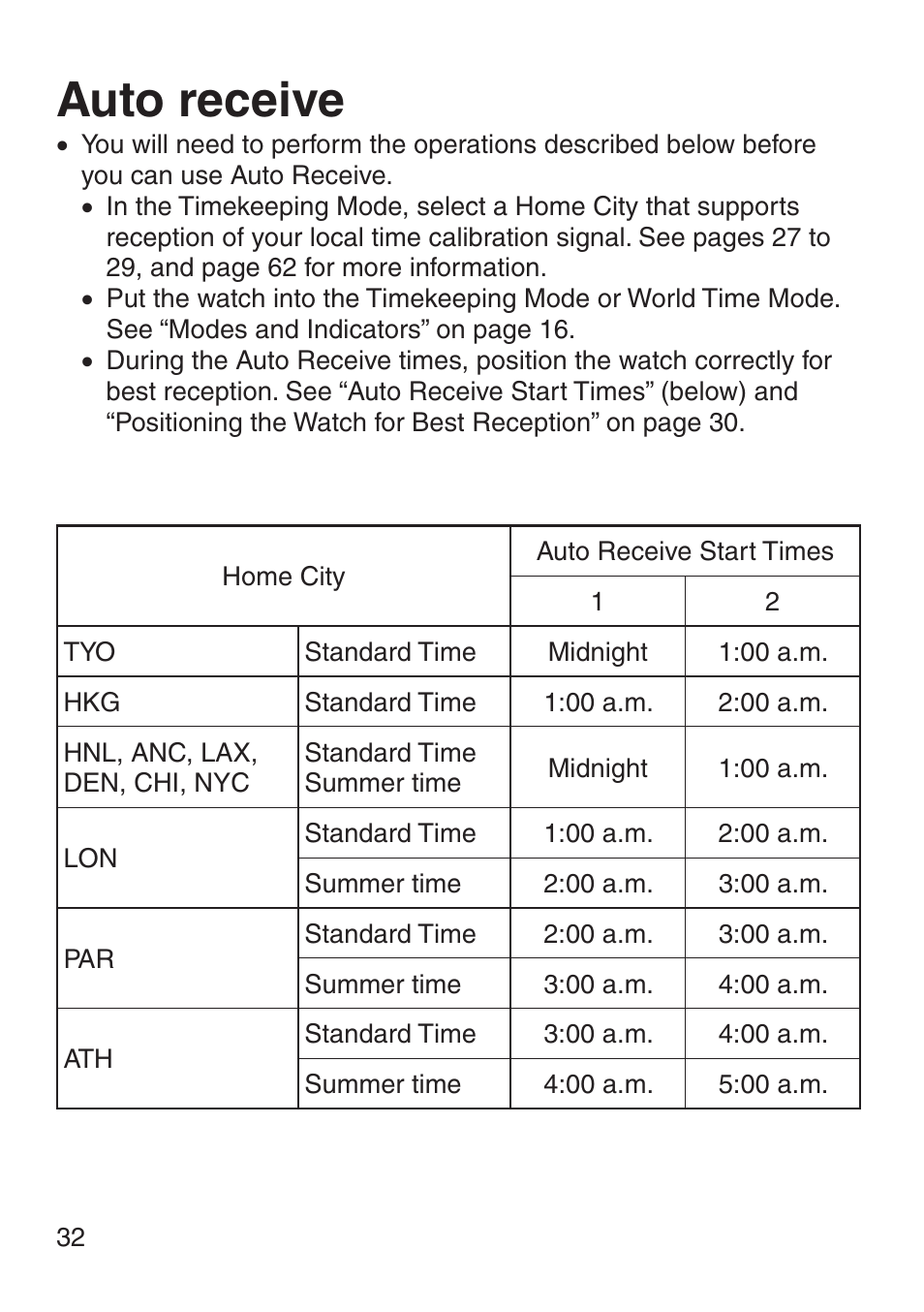 Auto receive | G-Shock MRG-8100B-1A User Manual | Page 33 / 92